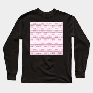 Chevron Pink Zigzag Long Sleeve T-Shirt